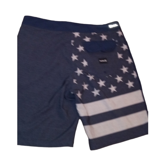 Hurley Men's Phantom Patriot Cheers USA Flag 20" Board Shorts - Picture 11 of 13